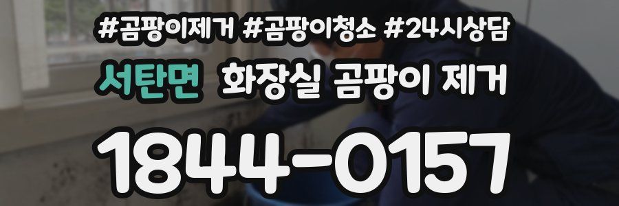 서탄면 화장실 곰팡이 제거
