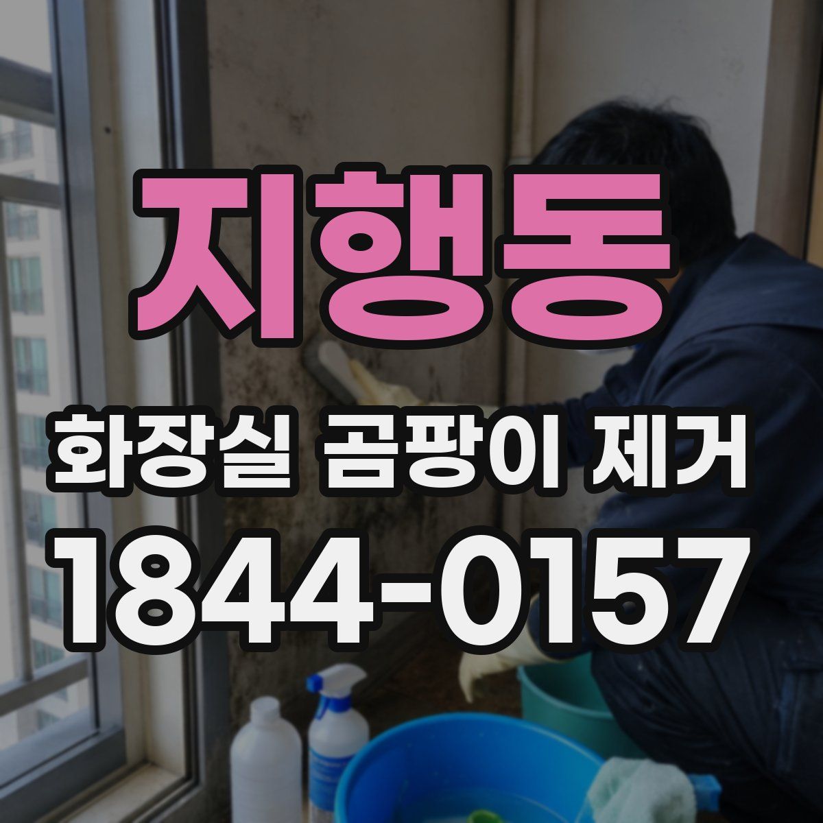 지행동 화장실 곰팡이 제거