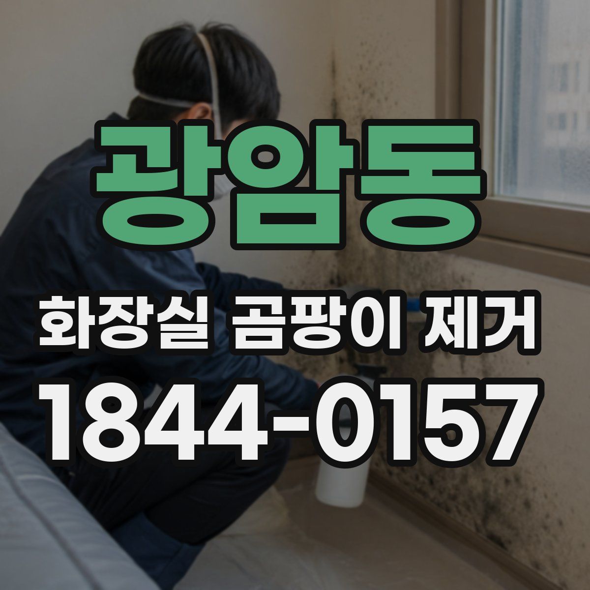 광암동 화장실 곰팡이 제거