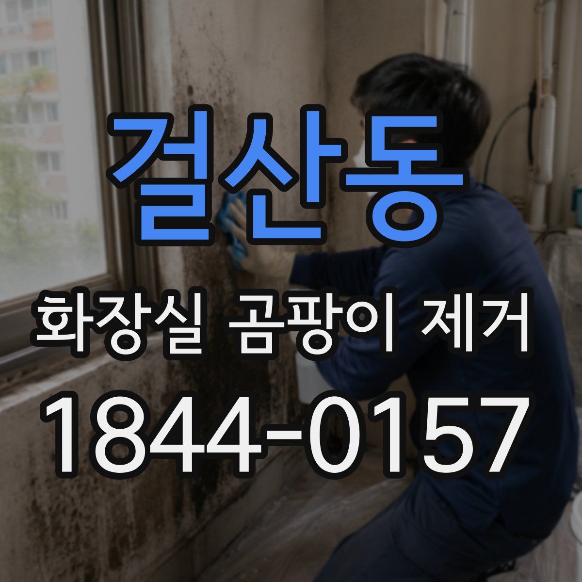 걸산동 화장실 곰팡이 제거