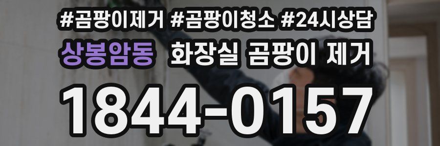 상봉암동 화장실 곰팡이 제거