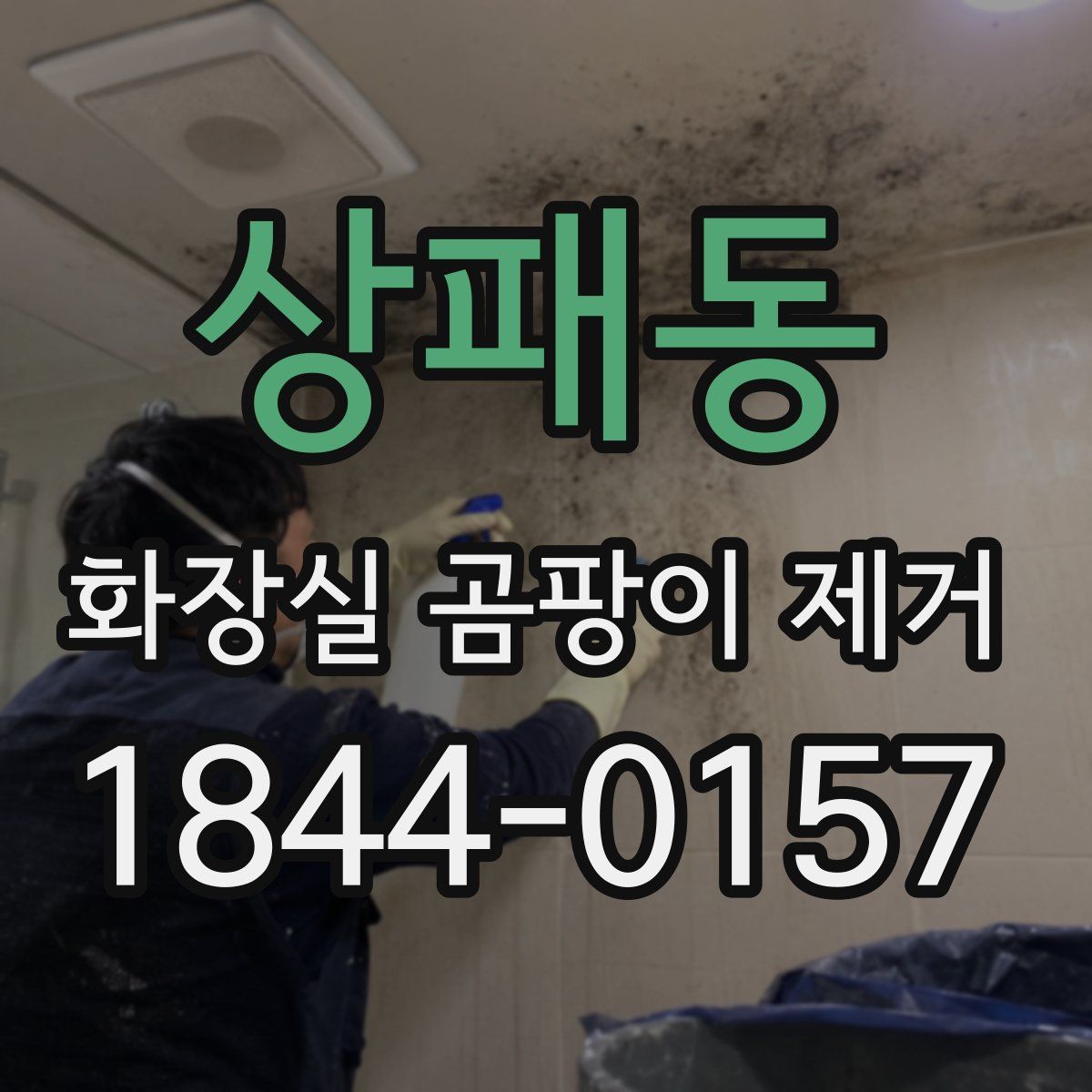 상패동 화장실 곰팡이 제거