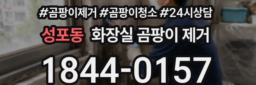 성포동 화장실 곰팡이 제거