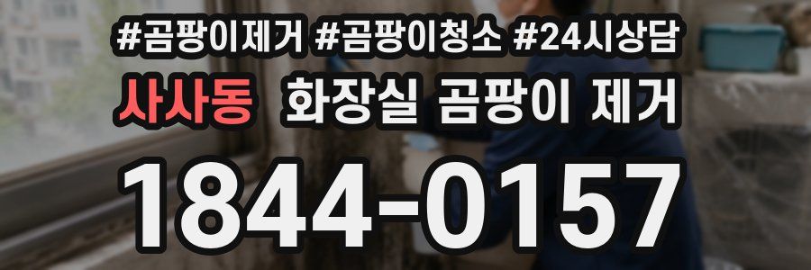 사사동 화장실 곰팡이 제거