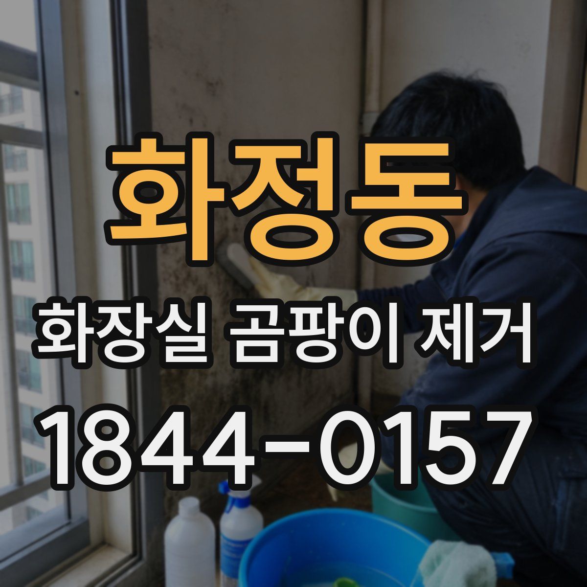 화정동 화장실 곰팡이 제거
