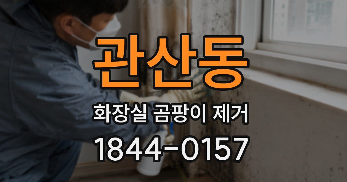 관산동 화장실 곰팡이 제거