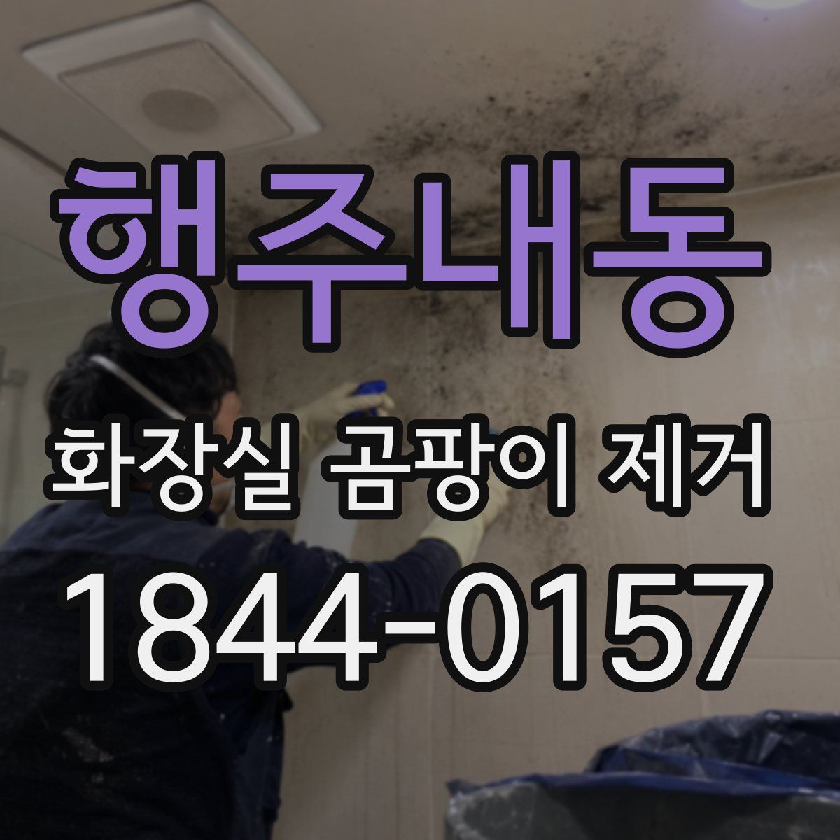 행주내동 화장실 곰팡이 제거