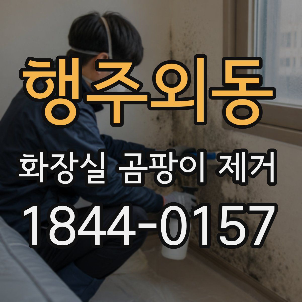 행주외동 화장실 곰팡이 제거