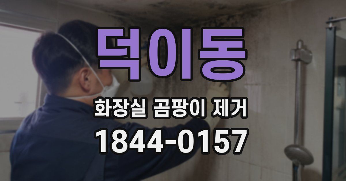 덕이동 화장실 곰팡이 제거