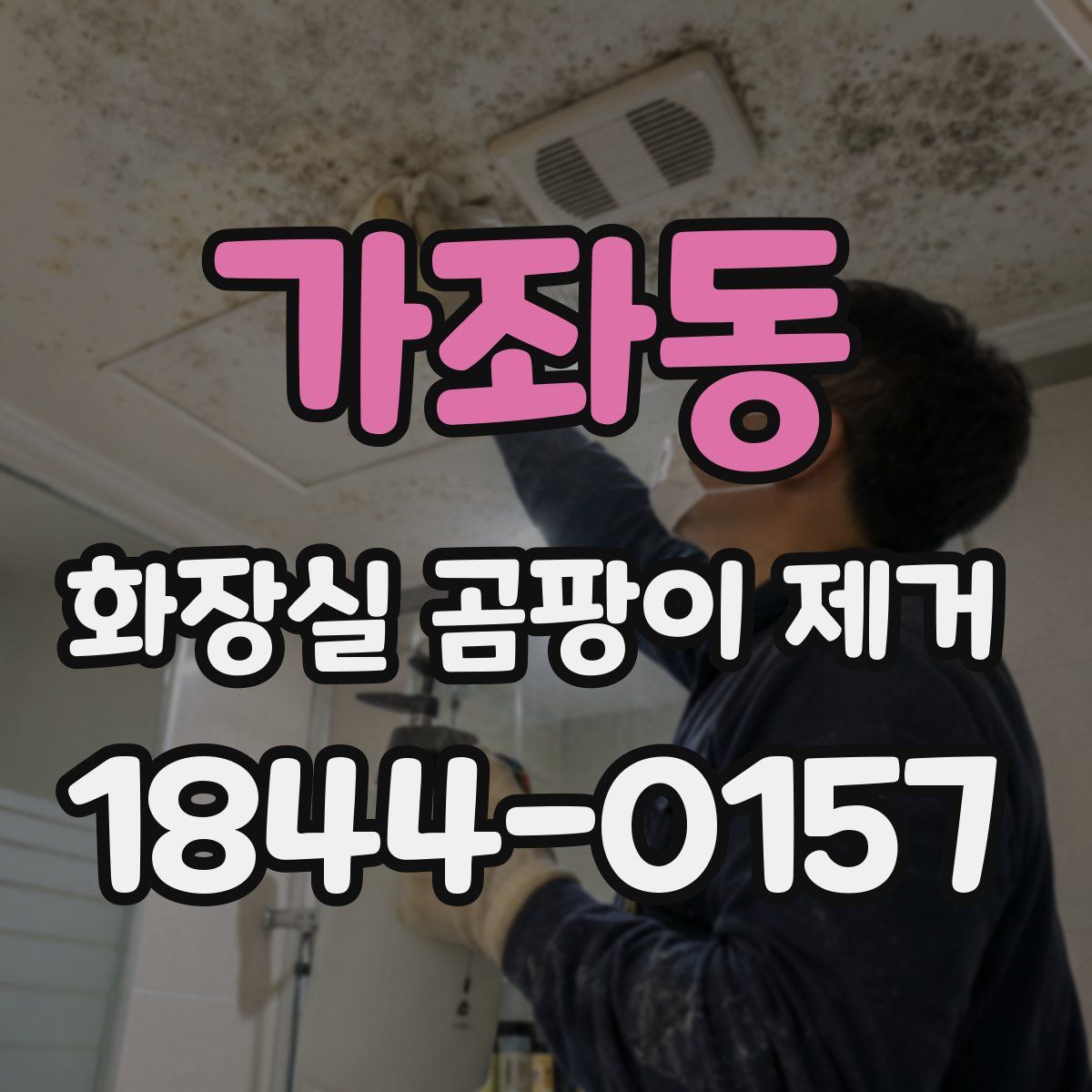 가좌동 화장실 곰팡이 제거