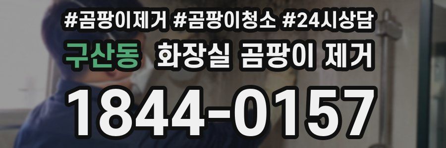 구산동 화장실 곰팡이 제거