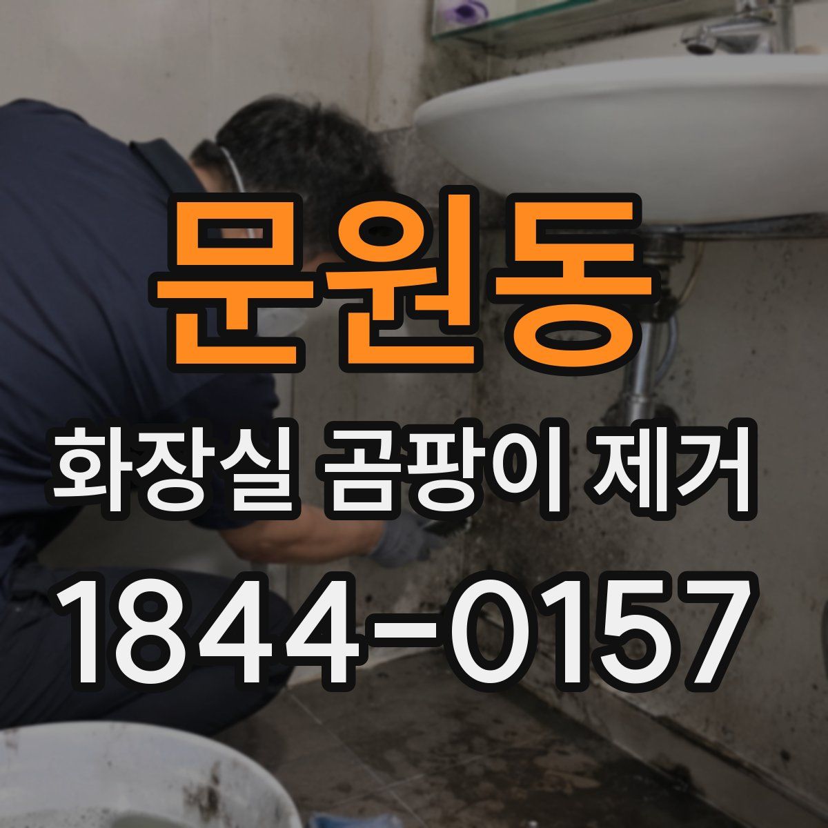 문원동 화장실 곰팡이 제거