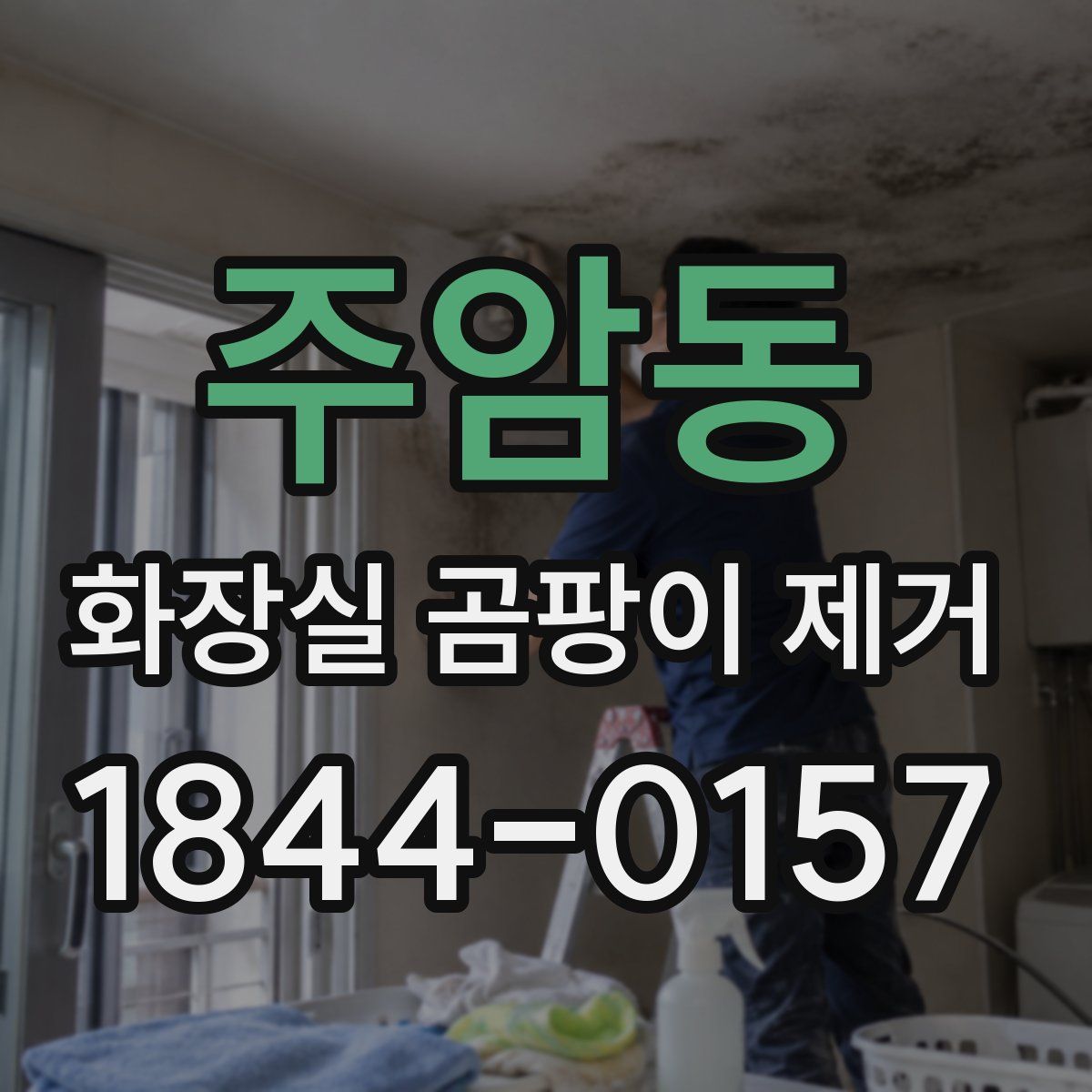 주암동 화장실 곰팡이 제거