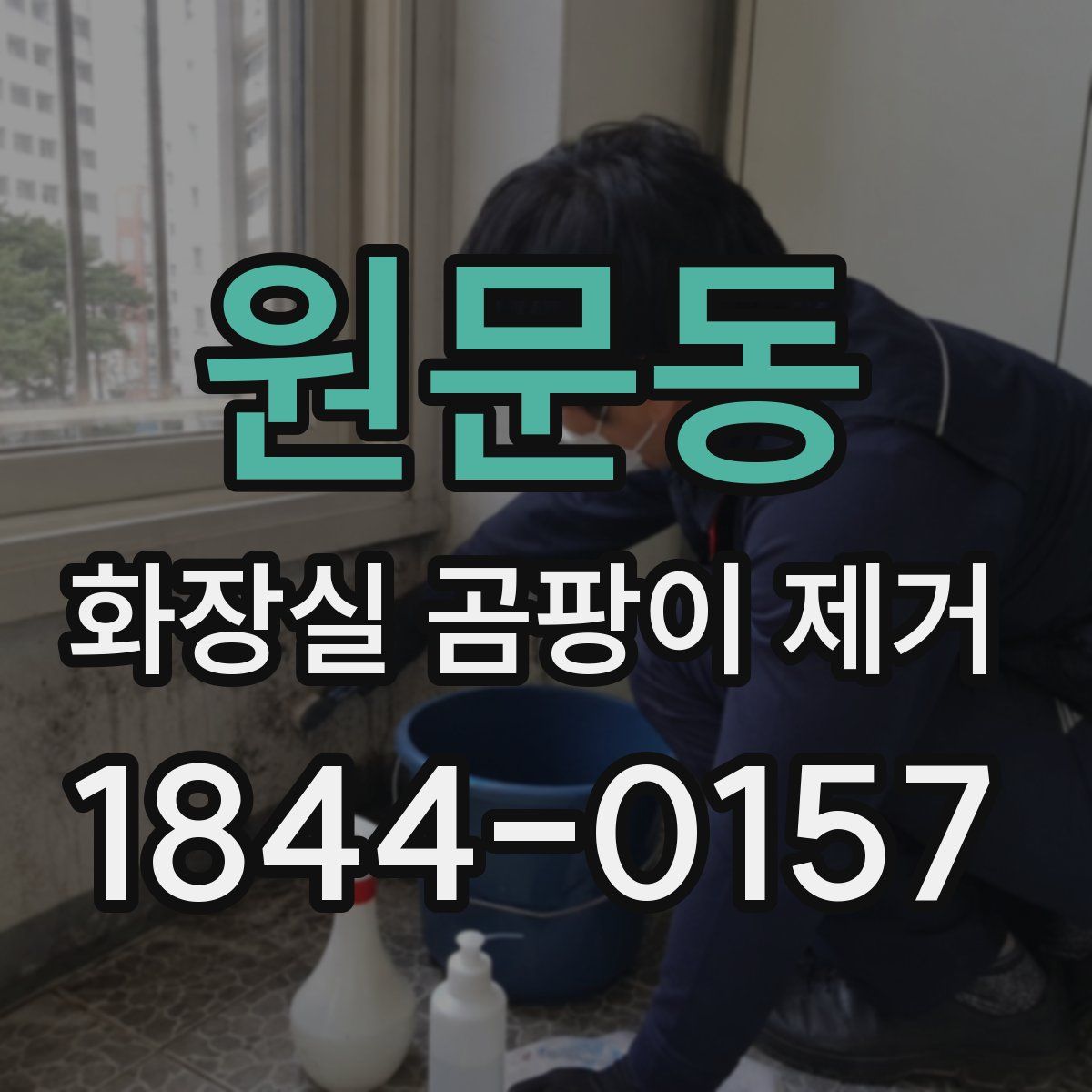 원문동 화장실 곰팡이 제거