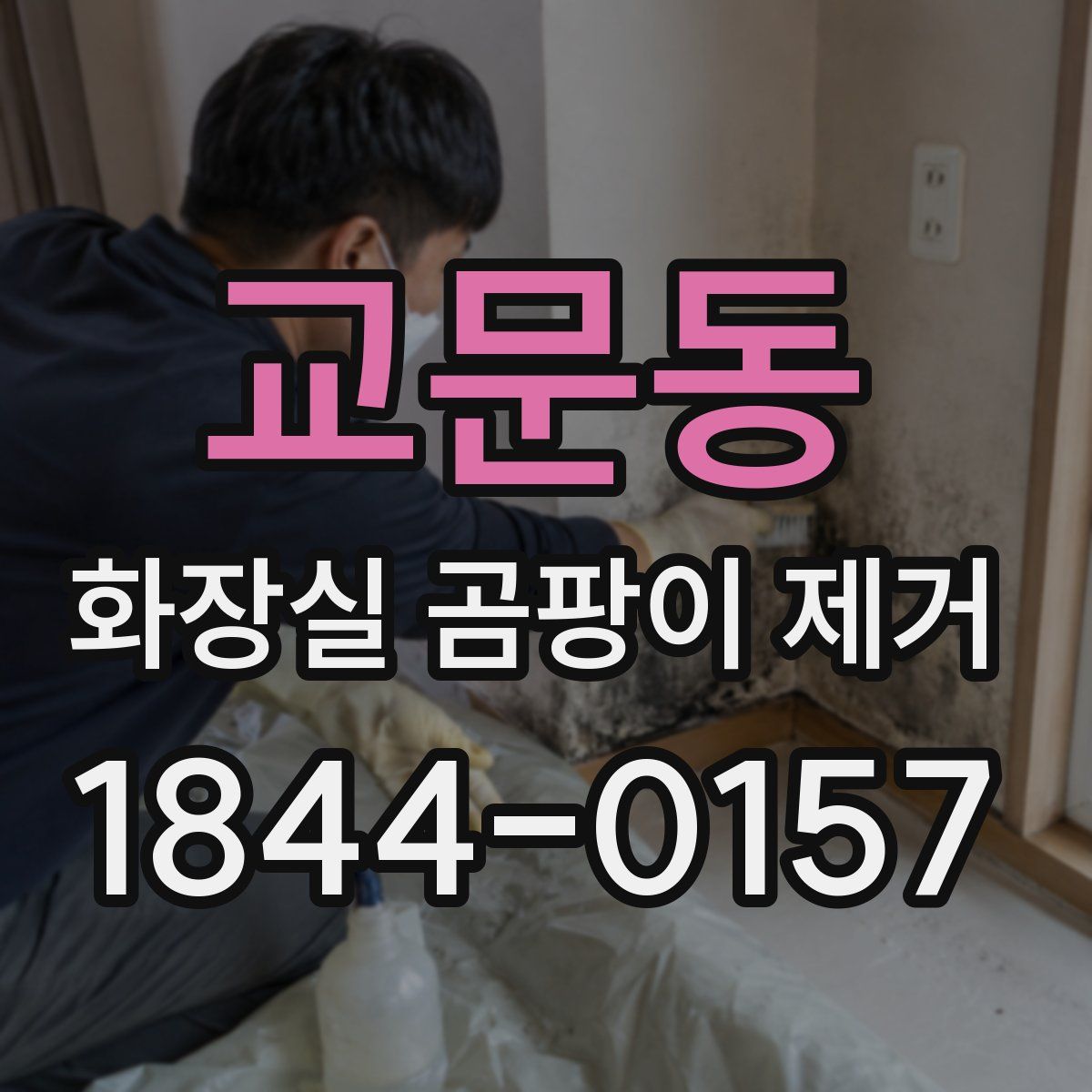 교문동 화장실 곰팡이 제거
