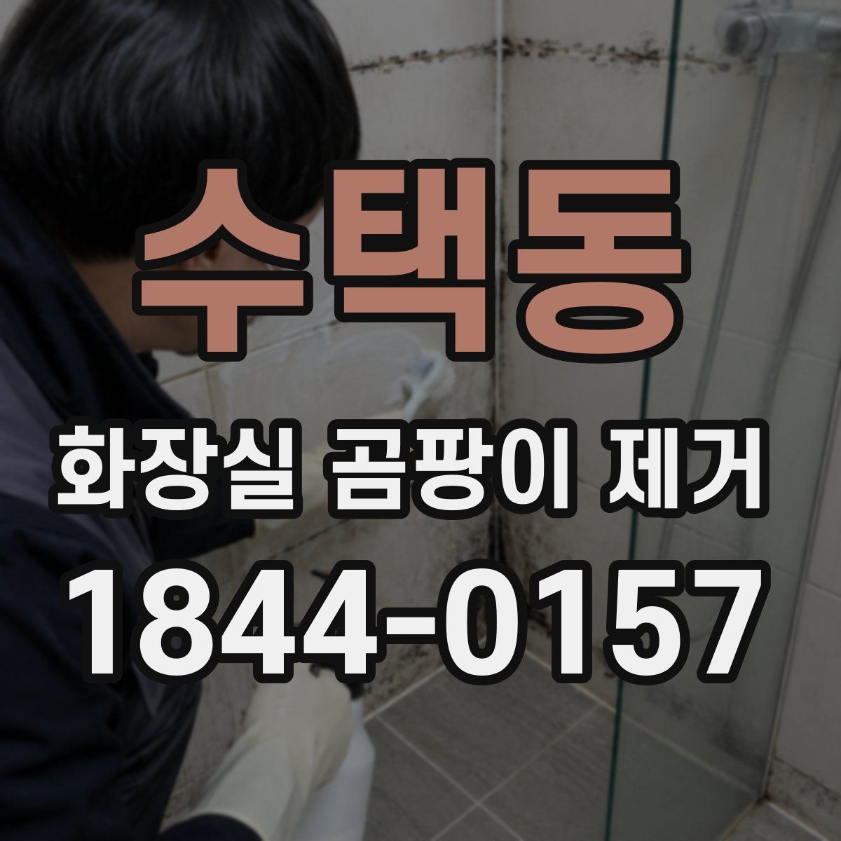 수택동 화장실 곰팡이 제거