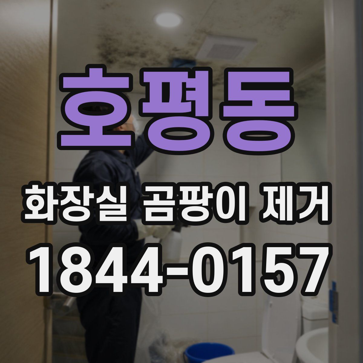 호평동 화장실 곰팡이 제거
