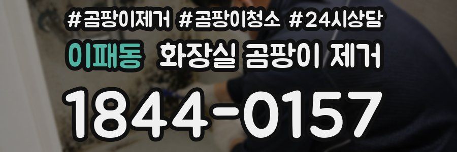 이패동 화장실 곰팡이 제거