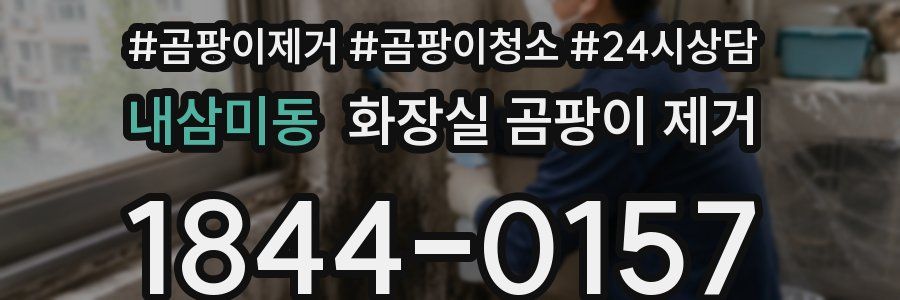 내삼미동 화장실 곰팡이 제거