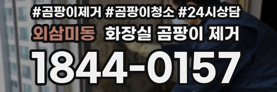 외삼미동 화장실 곰팡이 제거
