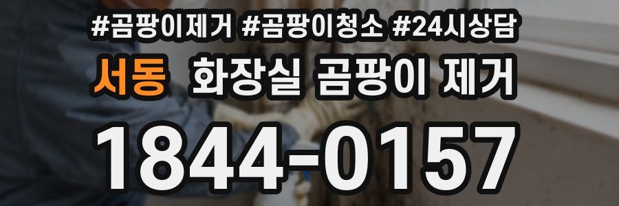 서동 화장실 곰팡이 제거