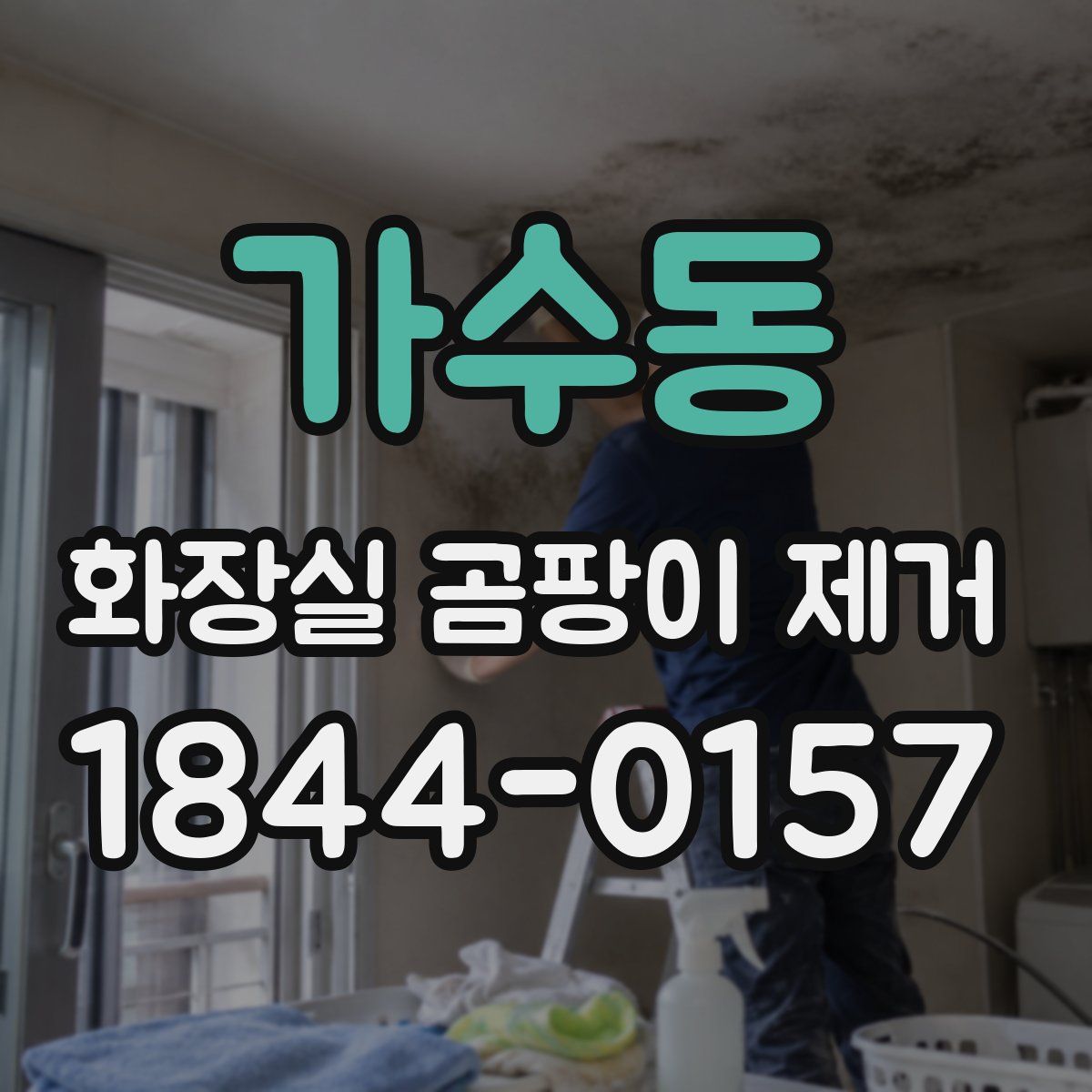 가수동 화장실 곰팡이 제거
