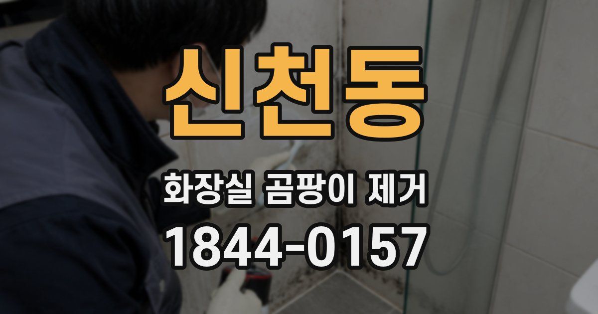 신천동 화장실 곰팡이 제거