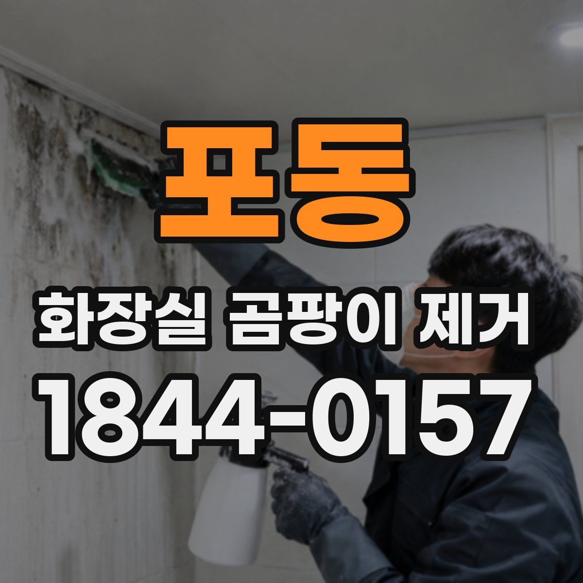 포동 화장실 곰팡이 제거