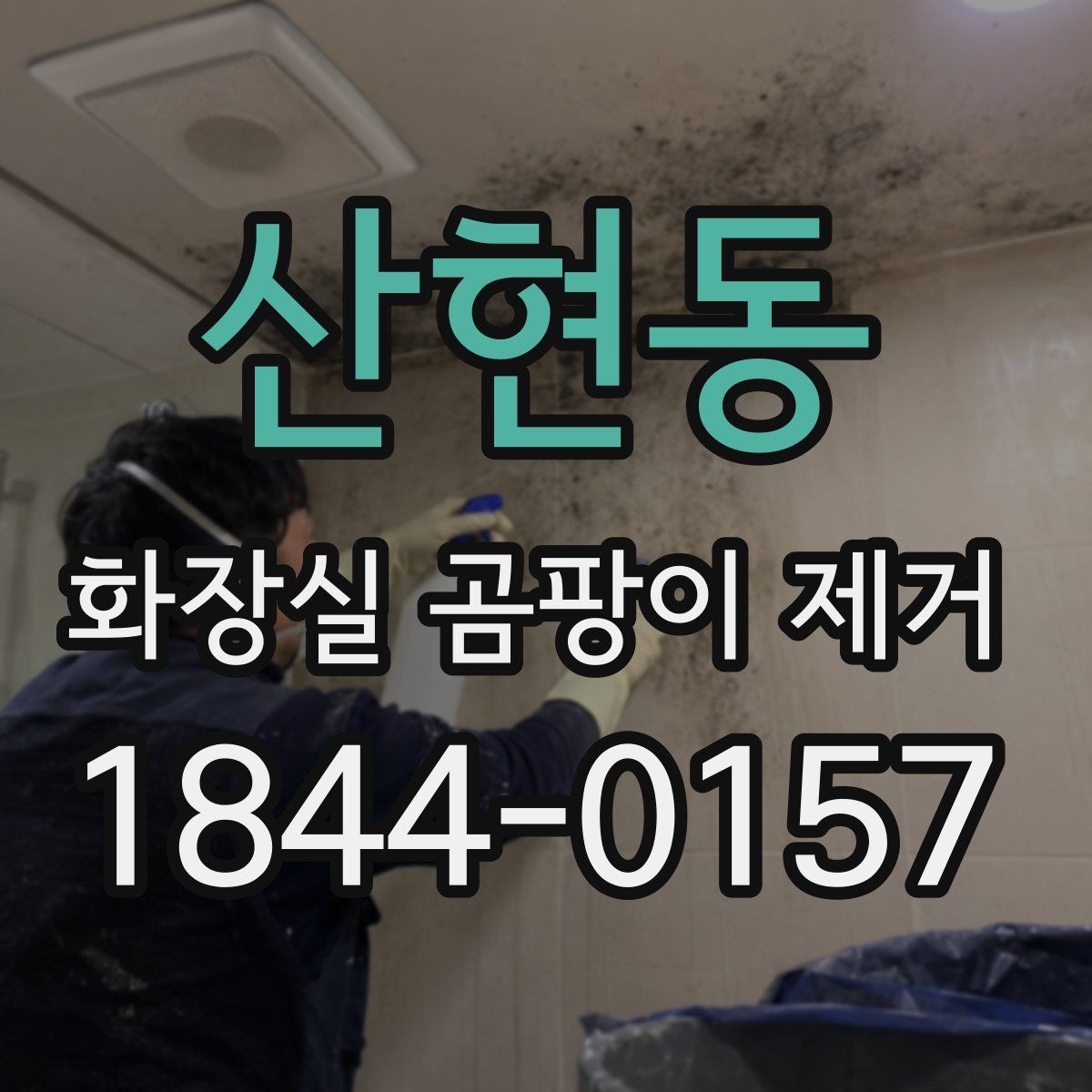 산현동 화장실 곰팡이 제거