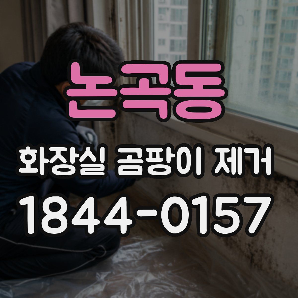 논곡동 화장실 곰팡이 제거
