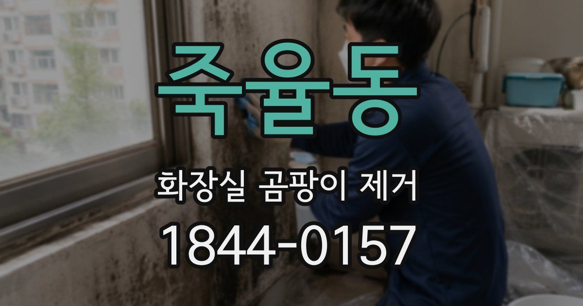 죽율동 화장실 곰팡이 제거