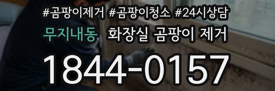 무지내동 화장실 곰팡이 제거