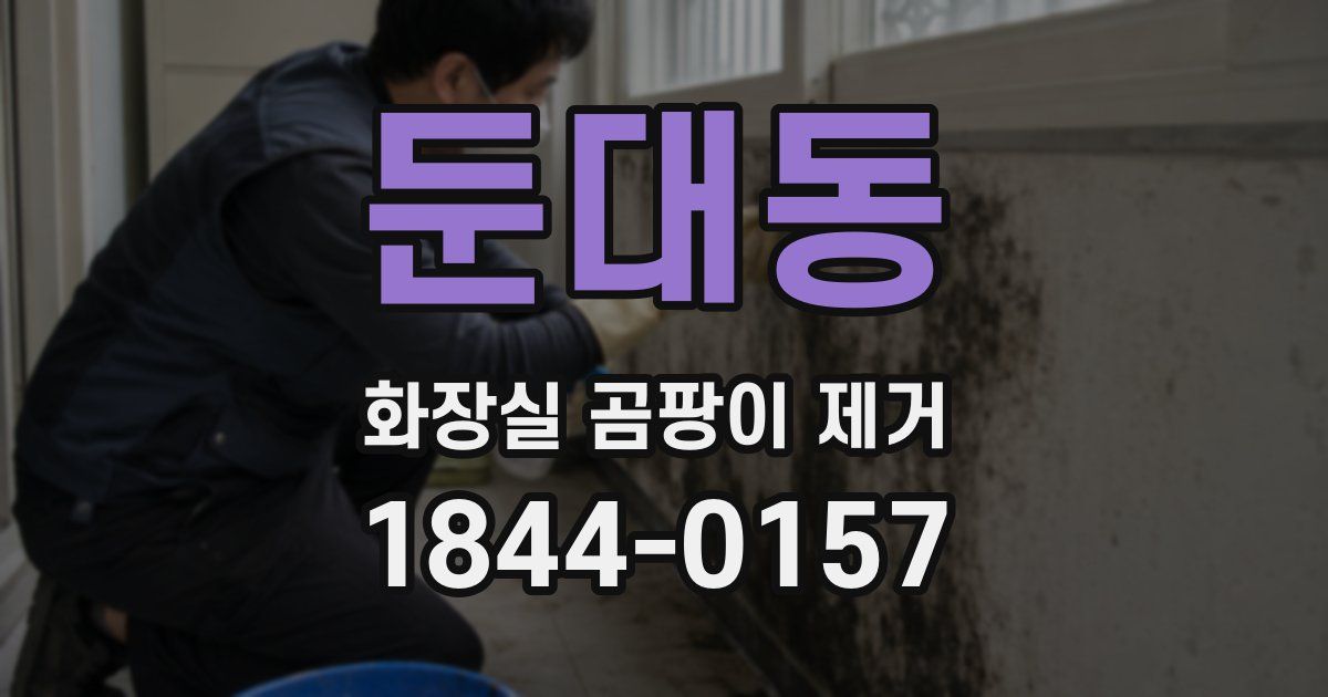 둔대동 화장실 곰팡이 제거