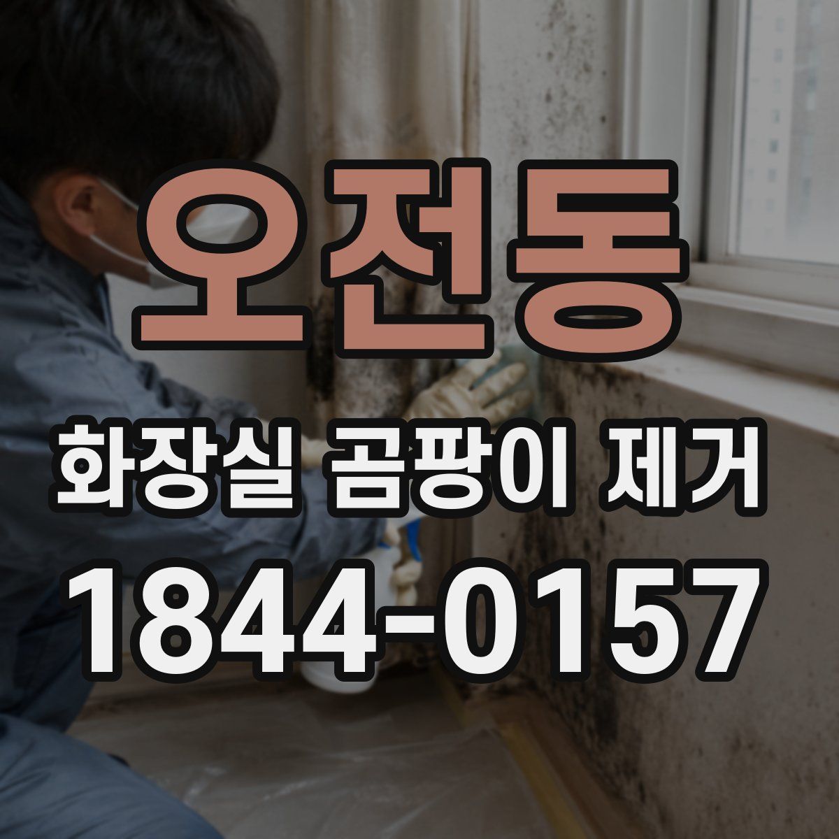 오전동 화장실 곰팡이 제거