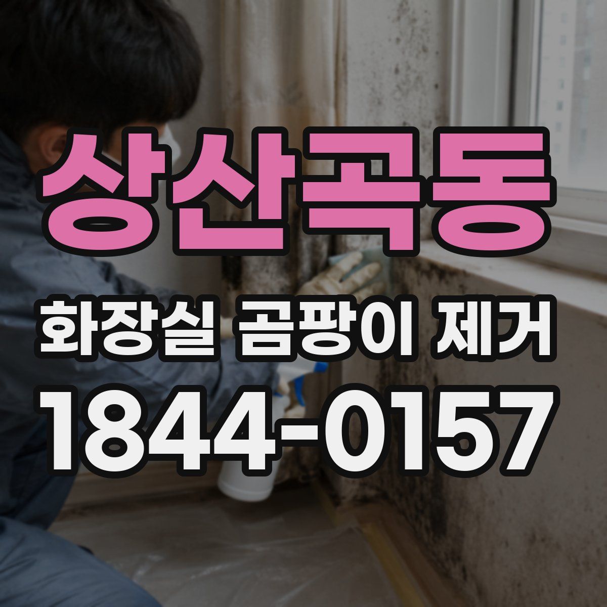 상산곡동 화장실 곰팡이 제거