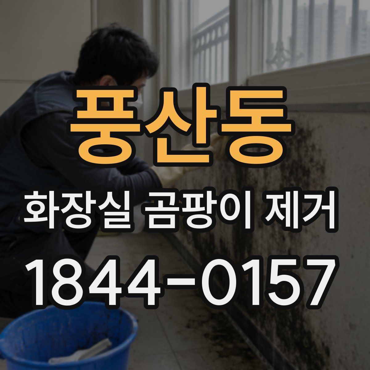 풍산동 화장실 곰팡이 제거