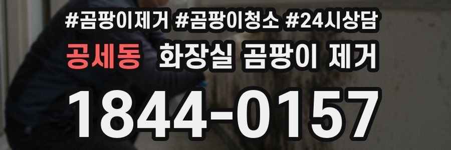 공세동 화장실 곰팡이 제거
