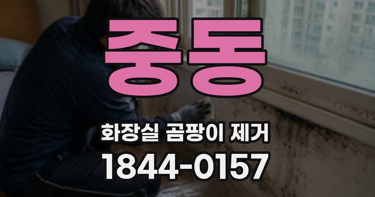 중동 화장실 곰팡이 제거