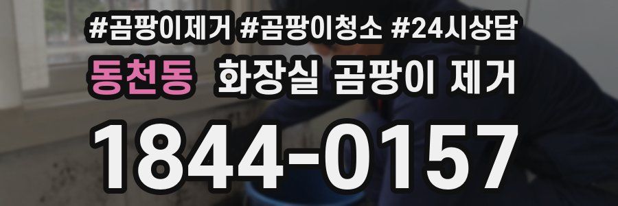 동천동 화장실 곰팡이 제거