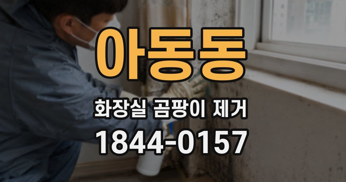 아동동 화장실 곰팡이 제거