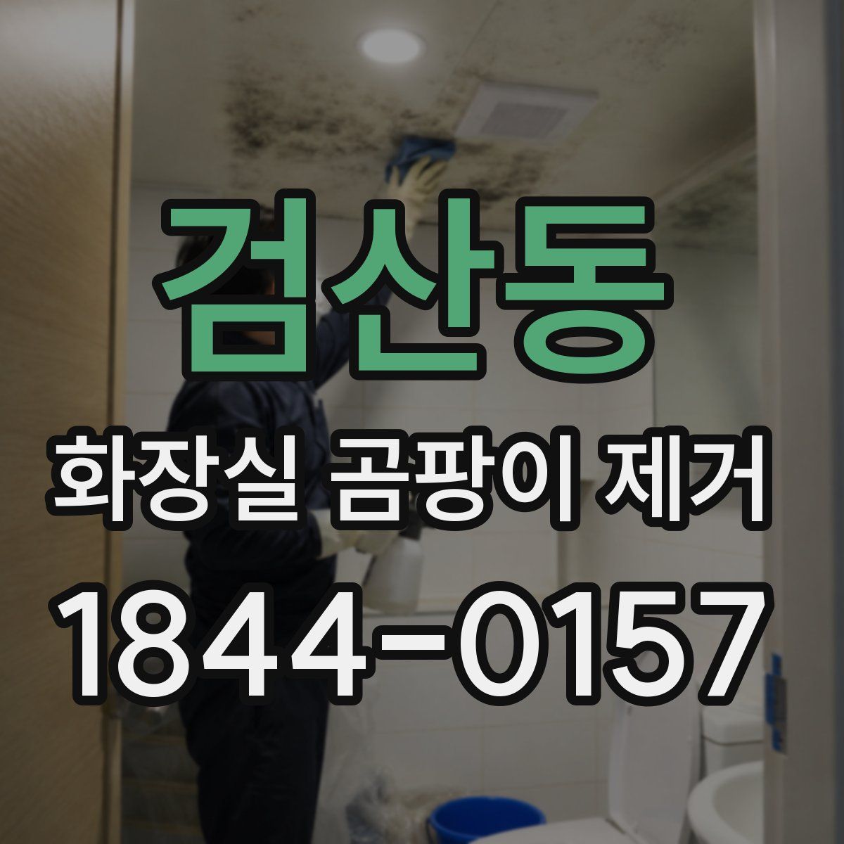 검산동 화장실 곰팡이 제거