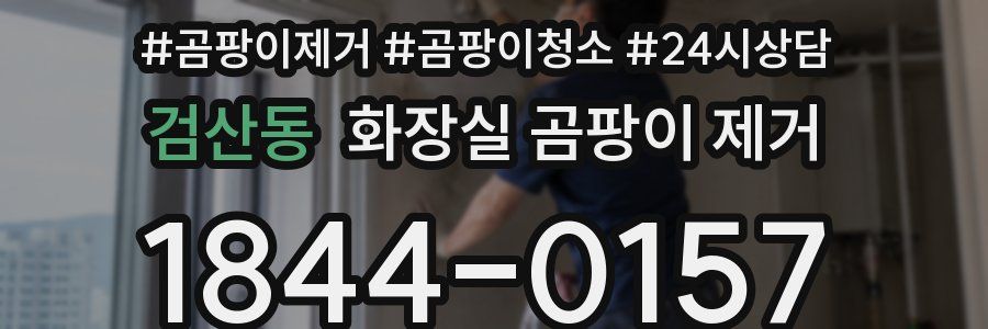 검산동 화장실 곰팡이 제거