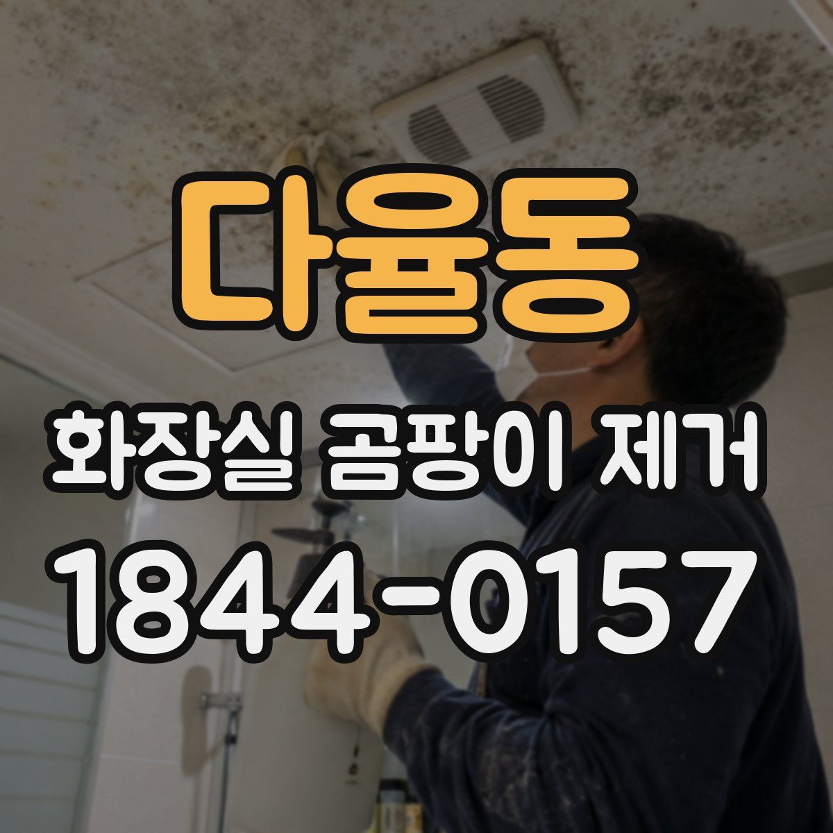 다율동 화장실 곰팡이 제거