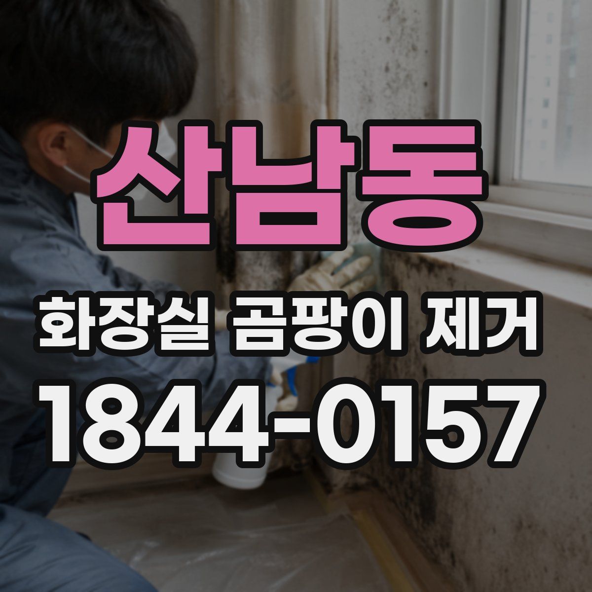 산남동 화장실 곰팡이 제거