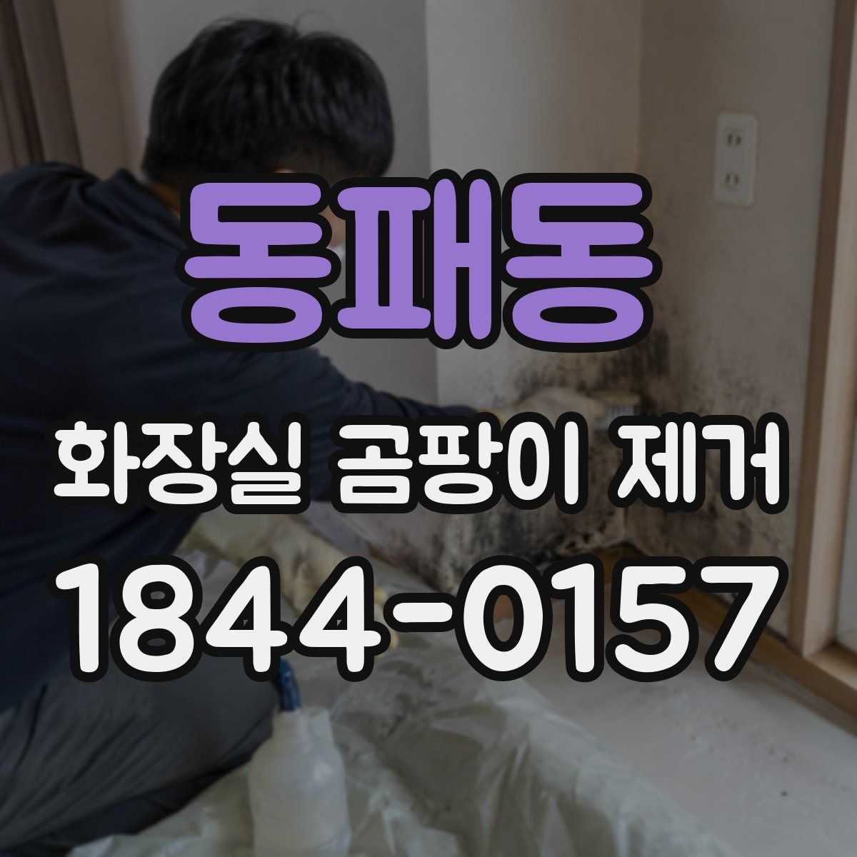 동패동 화장실 곰팡이 제거