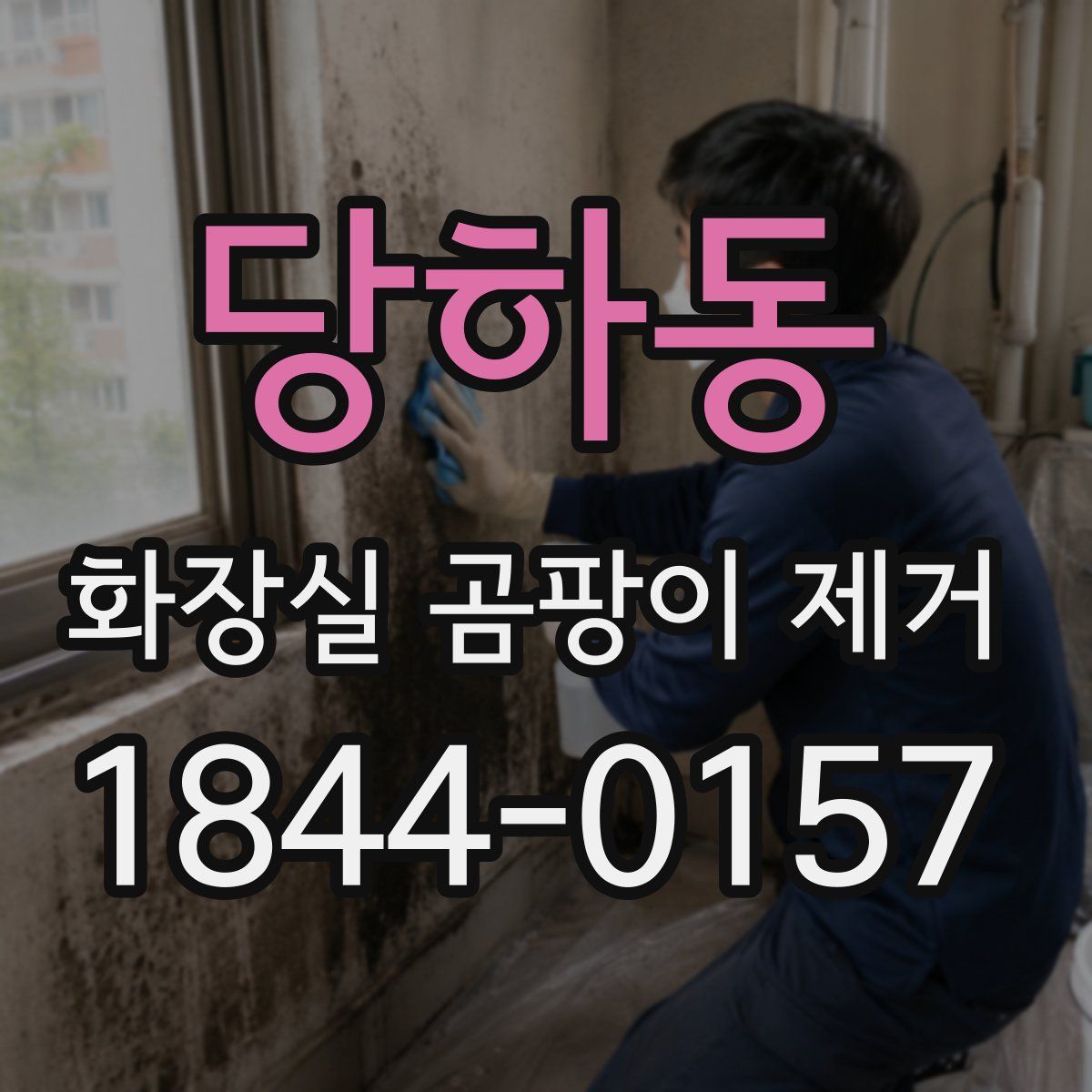 당하동 화장실 곰팡이 제거