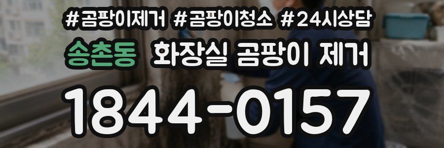 송촌동 화장실 곰팡이 제거