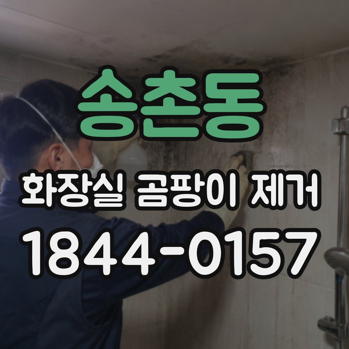 송촌동 화장실 곰팡이 제거