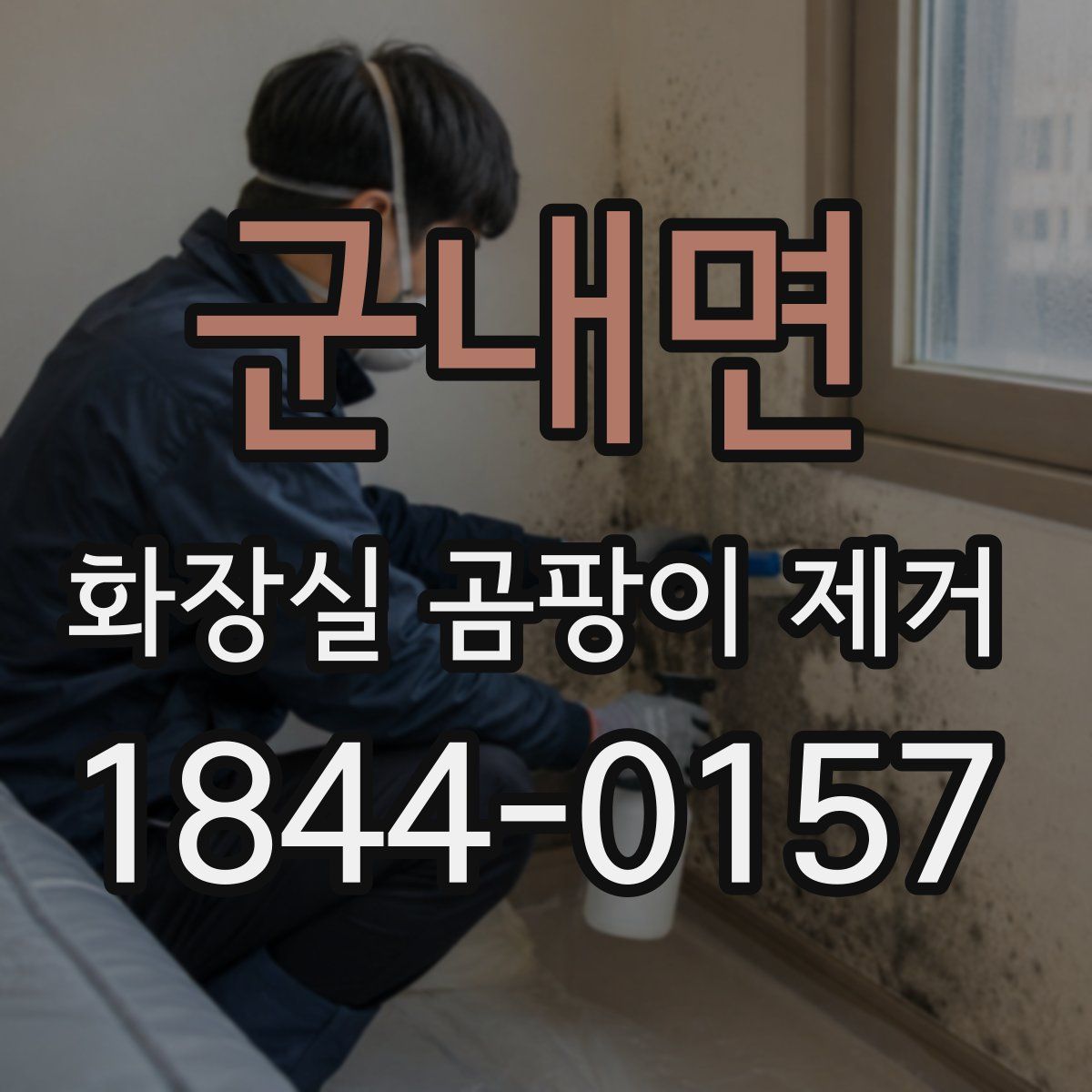 군내면 화장실 곰팡이 제거