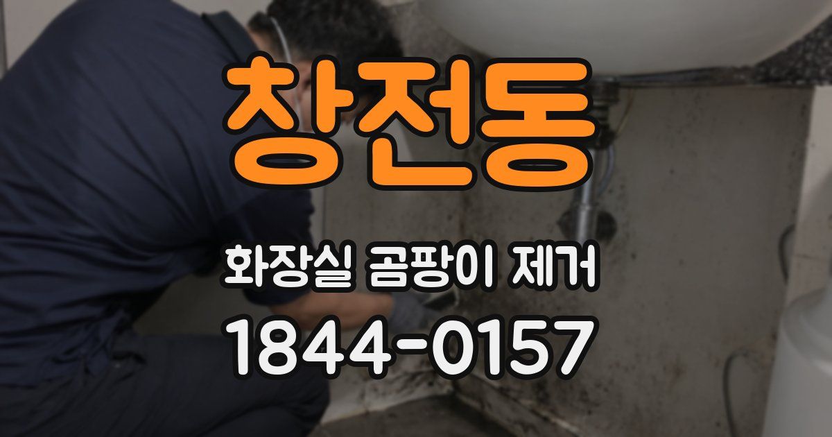 창전동 화장실 곰팡이 제거